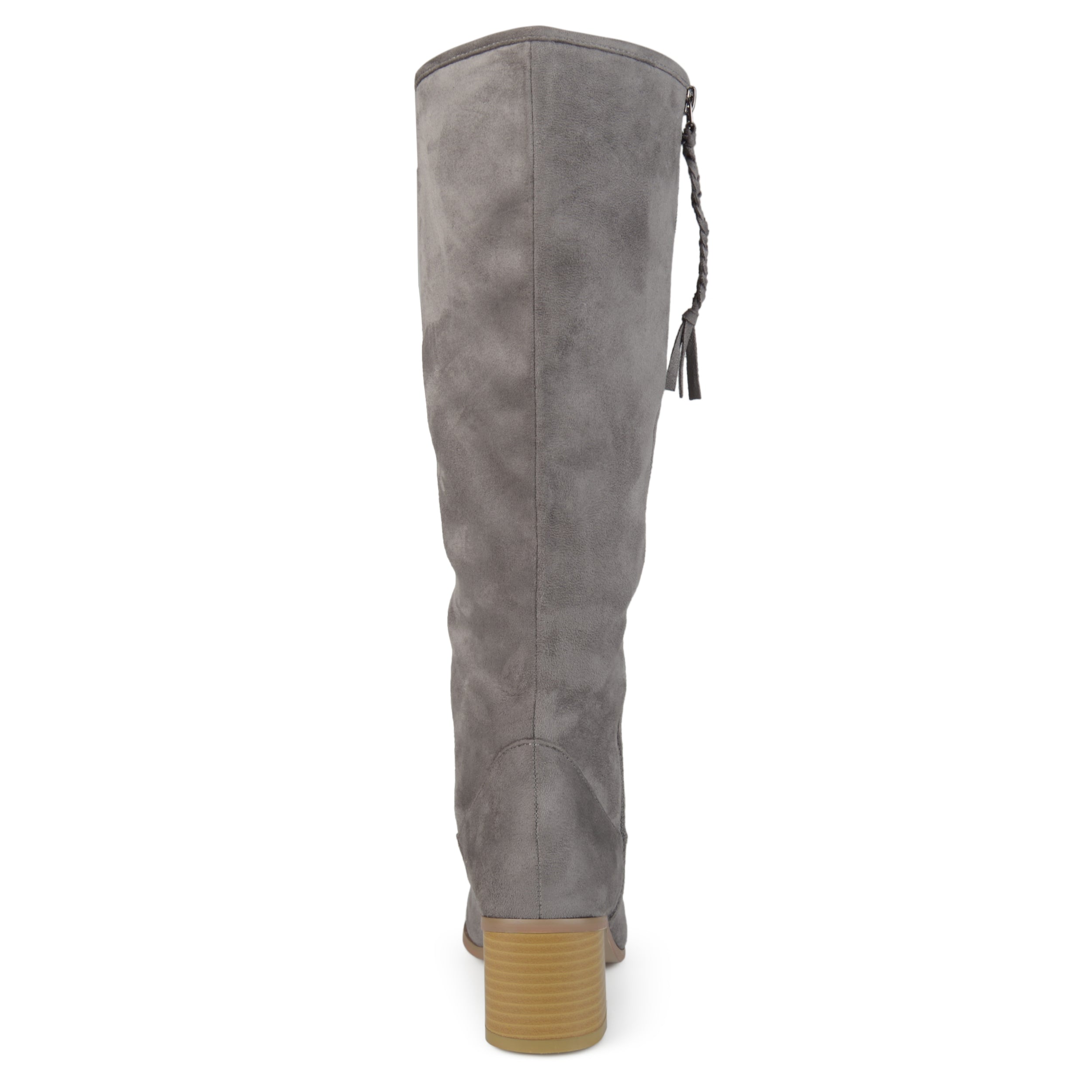 Journee Collection Женские сапоги для верховой езды Sanora на каблуке, Taupe — фото 3