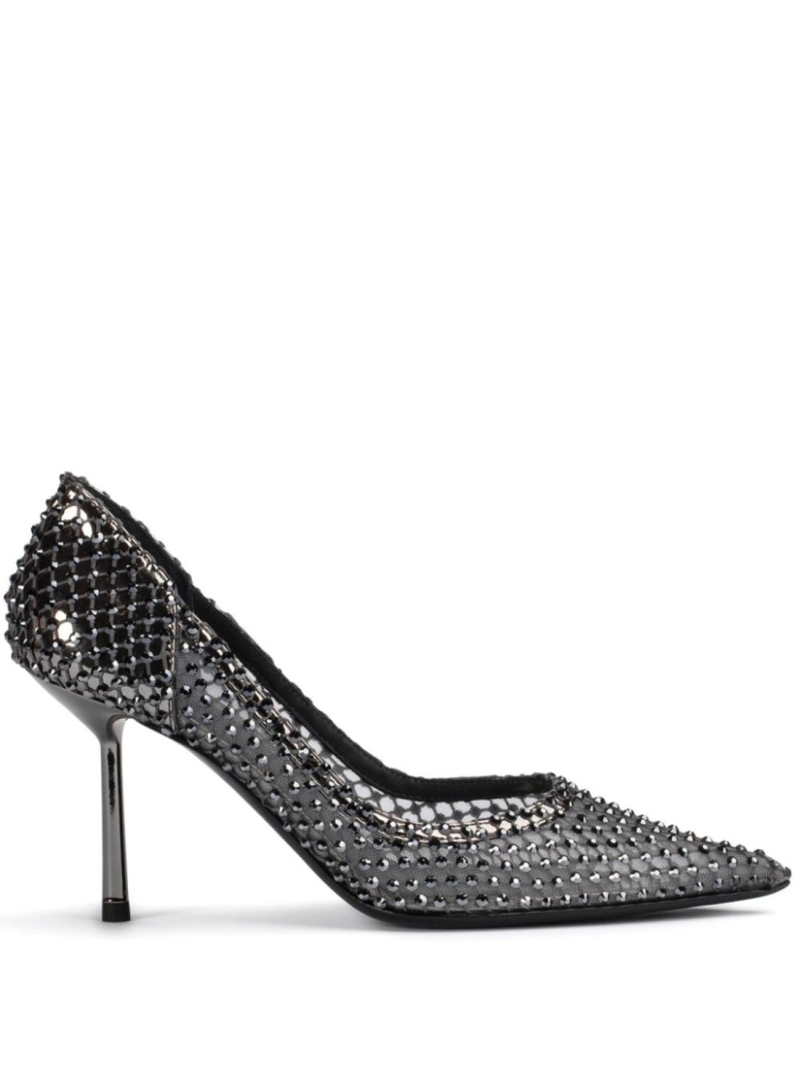 Le Silla туфли Gilda 80 с кристаллами, черный