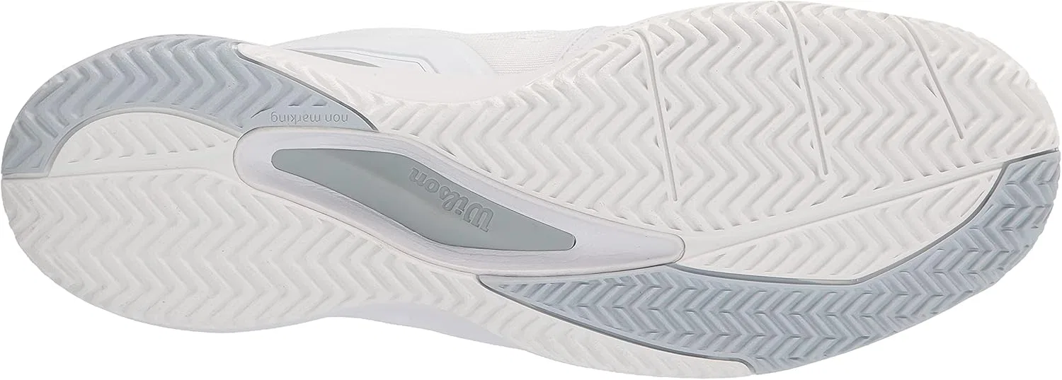 Кроссовки мужские для тенниса Wilson, Rush Pro 3.5, White/White/Pearl Blue — фото 4