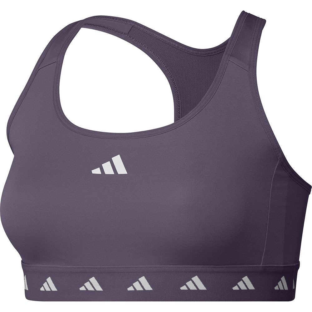 

Спортивный бюстгальтер adidas Powerreact Techfit, фиолетовый
