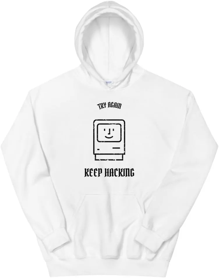 generic Keep hacking - худи с черным принтом — фото 2