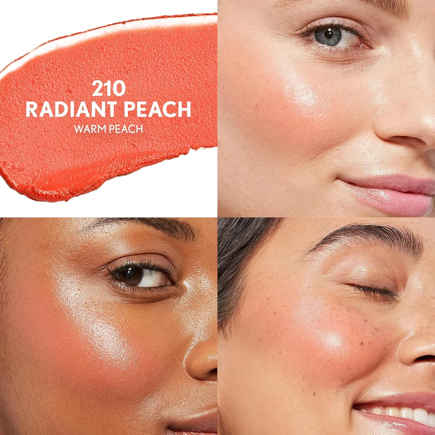 Румяна-стик CoverGirl Trublend Skin Enhancer Blush Balm 210 Radiant Peach — фото 3
