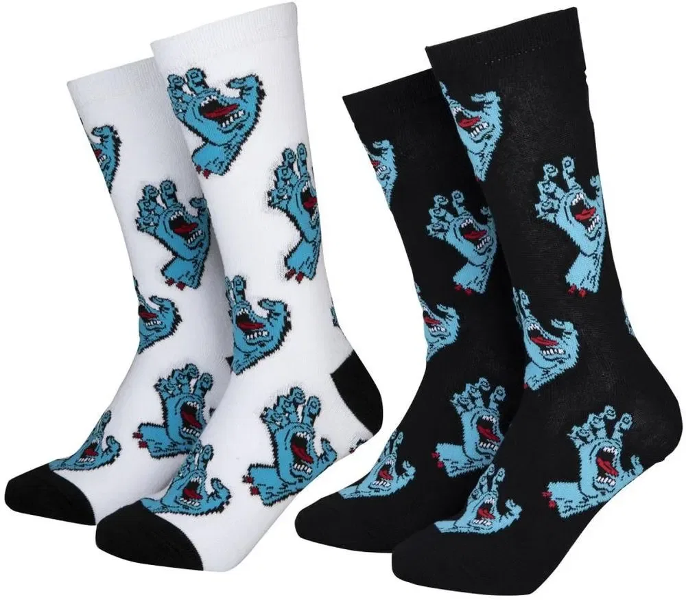 Носки детские Youth Multi Hand Sock (2 Pack), Santa Cruz, мультиколор
