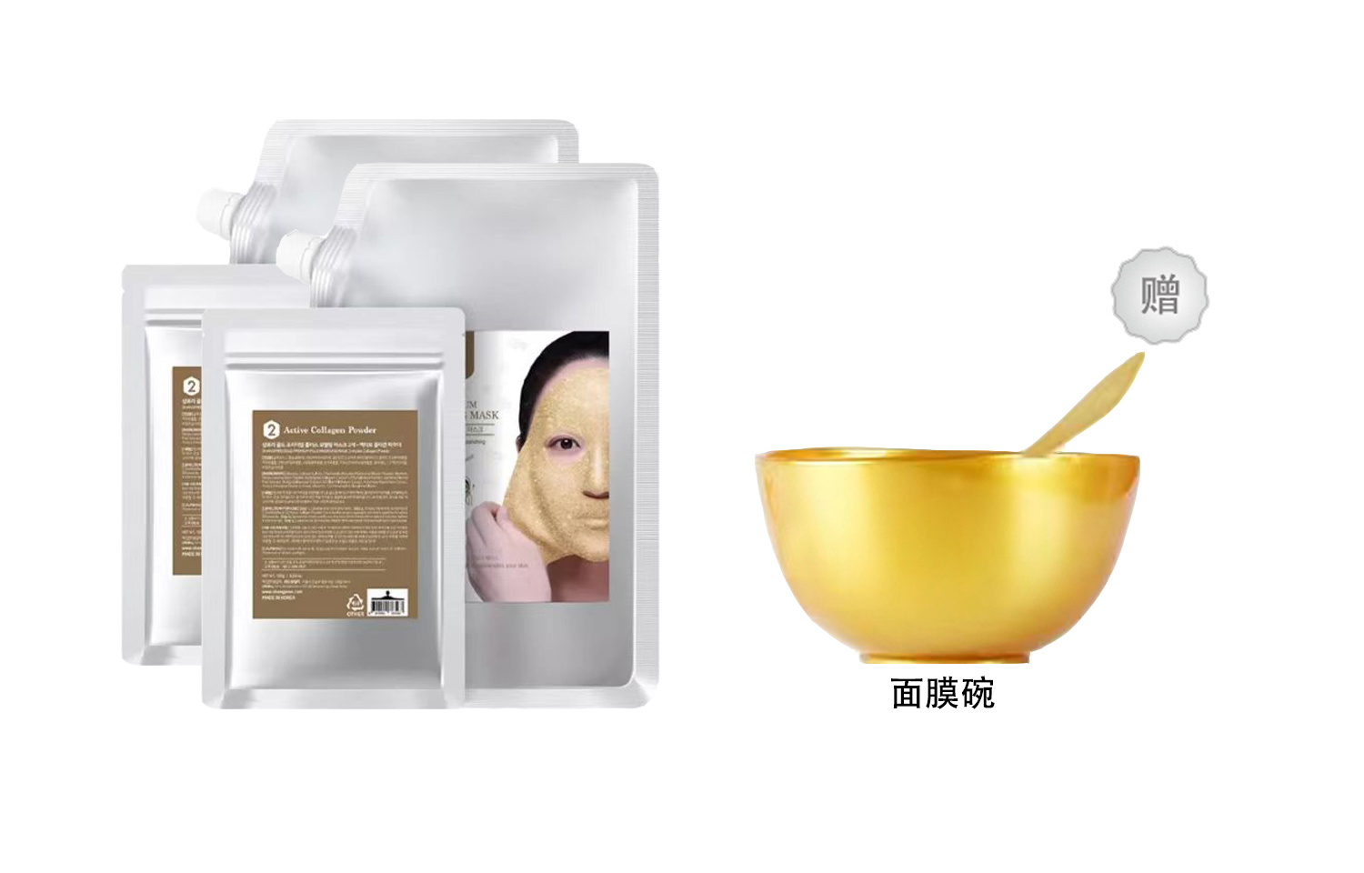 

Золотая роса лицевые маска против морщин успокаивающая подтягивающая увлажняющая 1000г/1000г*2 SHANGPREE