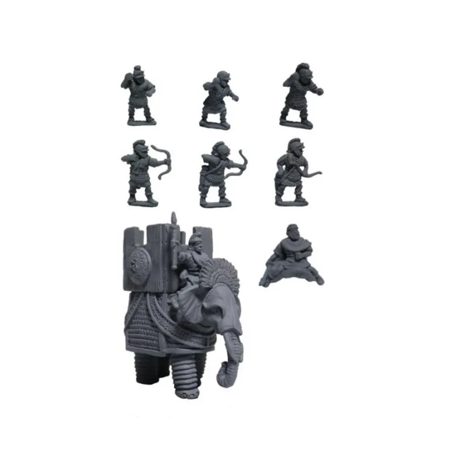 

Африканский слон Селевкидов с военной башней, Ancients - Successors (15mm) (Xyston Miniatures)