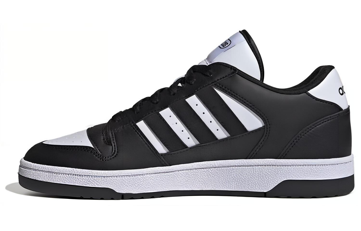 

Баскетбольные кроссовки TURNAROUND унисекс с низким верхом черного/белого цвета Adidas