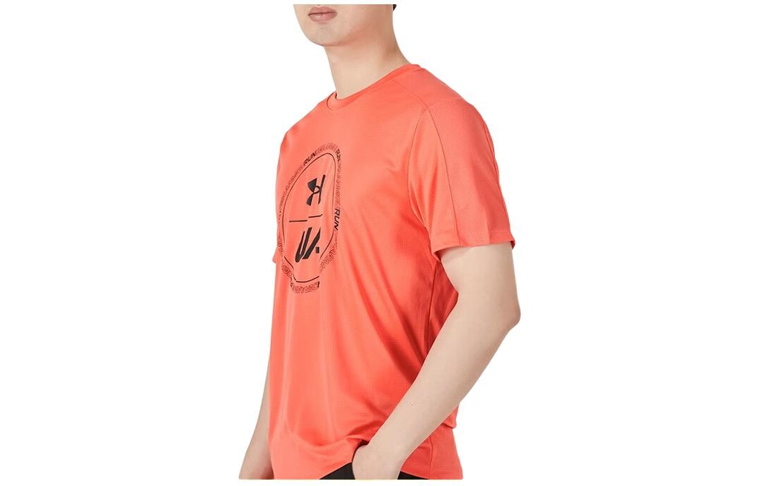 

Футболка мужская оранжевая Under Armour, оранжевый