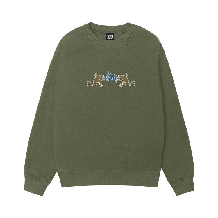 

Свитер Stussy Homebrew Crew, Olive