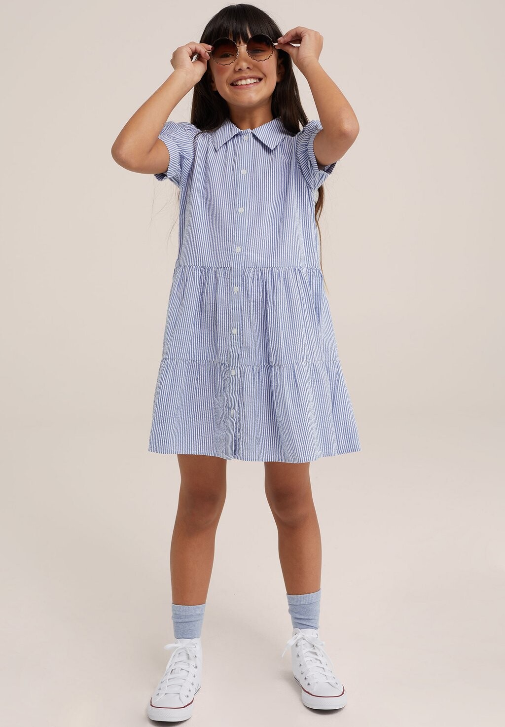 

Платье-блузка WE Fashion, цвет blue