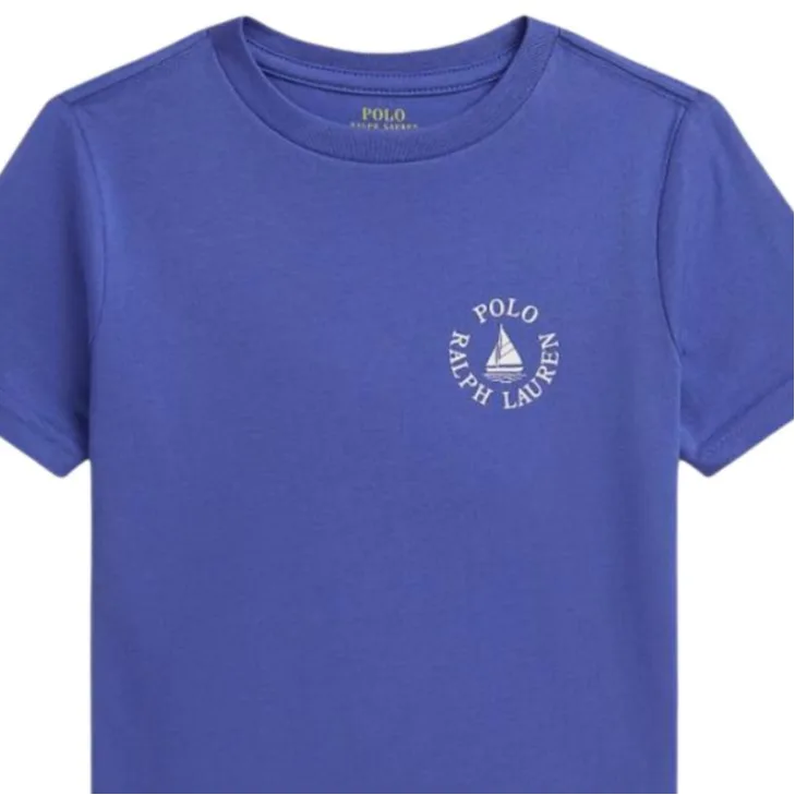 Футболка детская Polo Ralph Lauren, синий — фото 4