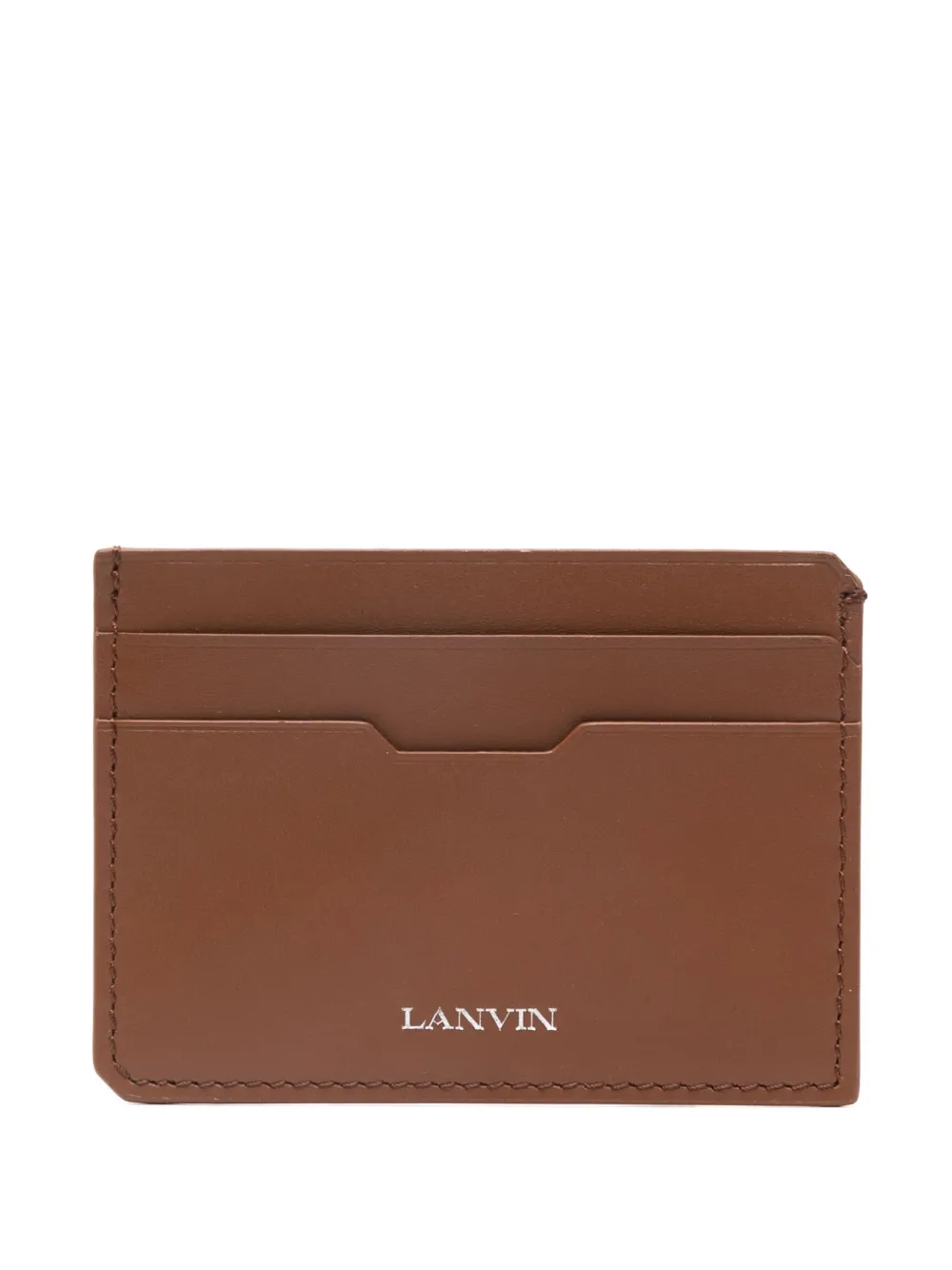 

Картхолдер с логотипом Lanvin, коричневый