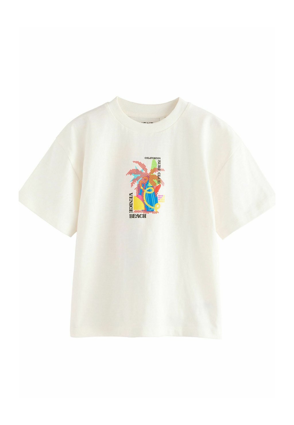 

Футболка с принтом SHORT SLEEVE GRAPHIC STANDARD Next, белый