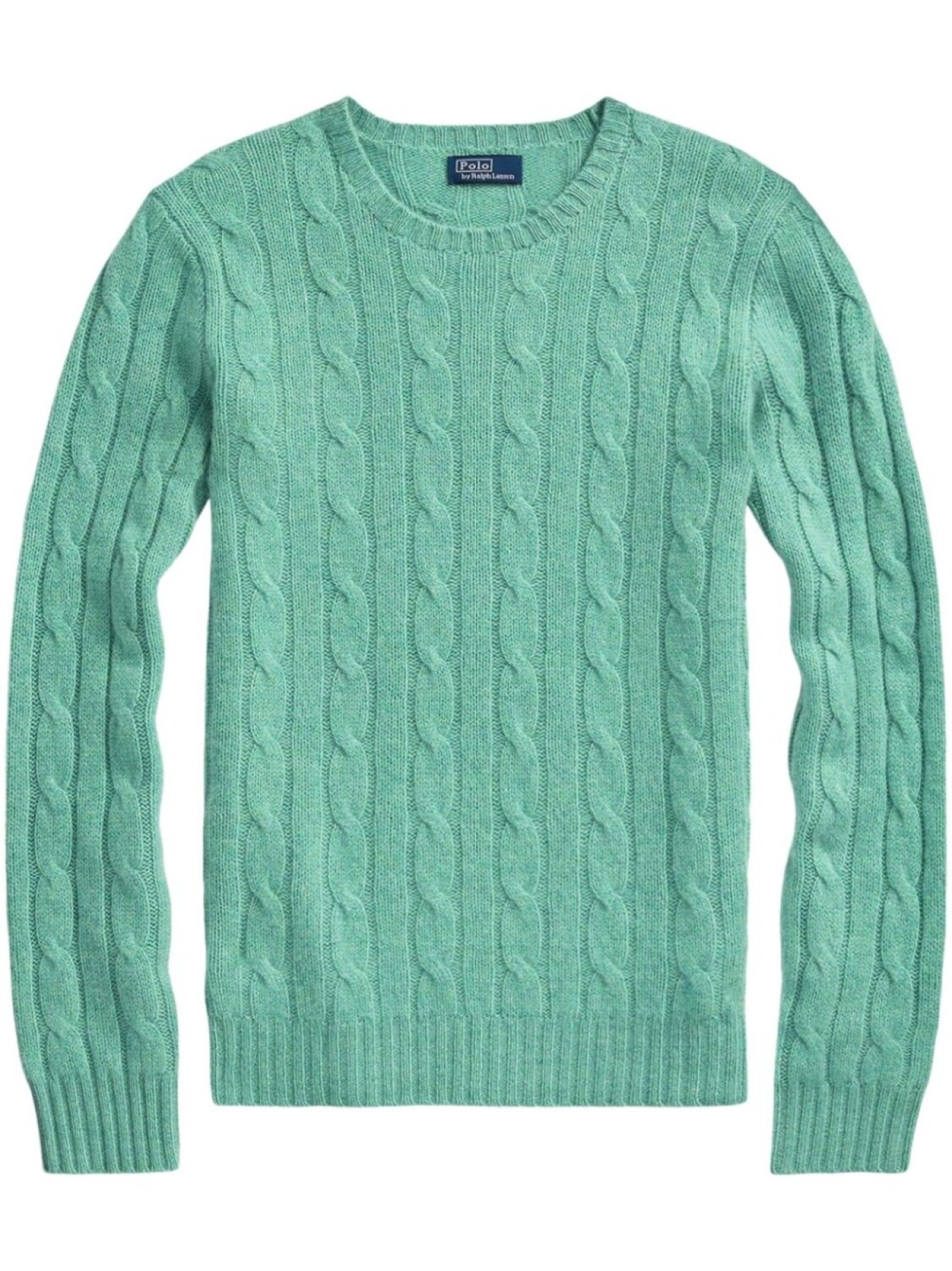 

Polo Ralph Lauren кашемировый джемпер фактурной вязки, зеленый