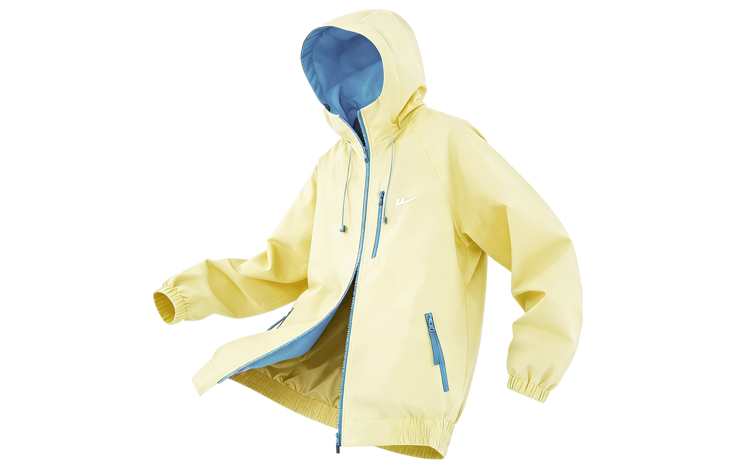 

Куртка Unisex Hooded Moderate Workwear WARRIOR, светло-желтый[free diy badge]