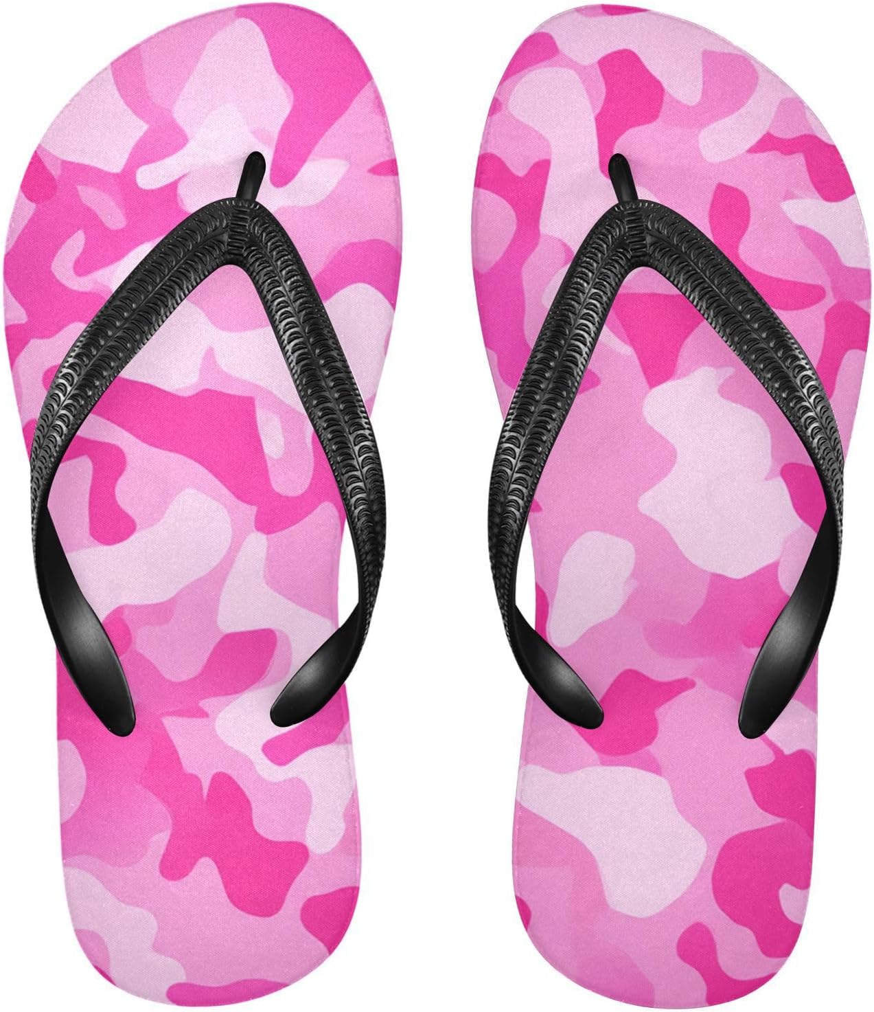 

Розовые камуфляжные шлепанцы для пляжа и душа, резиновые нескользящие летние тапочки для женщин и мужчин Sinestour