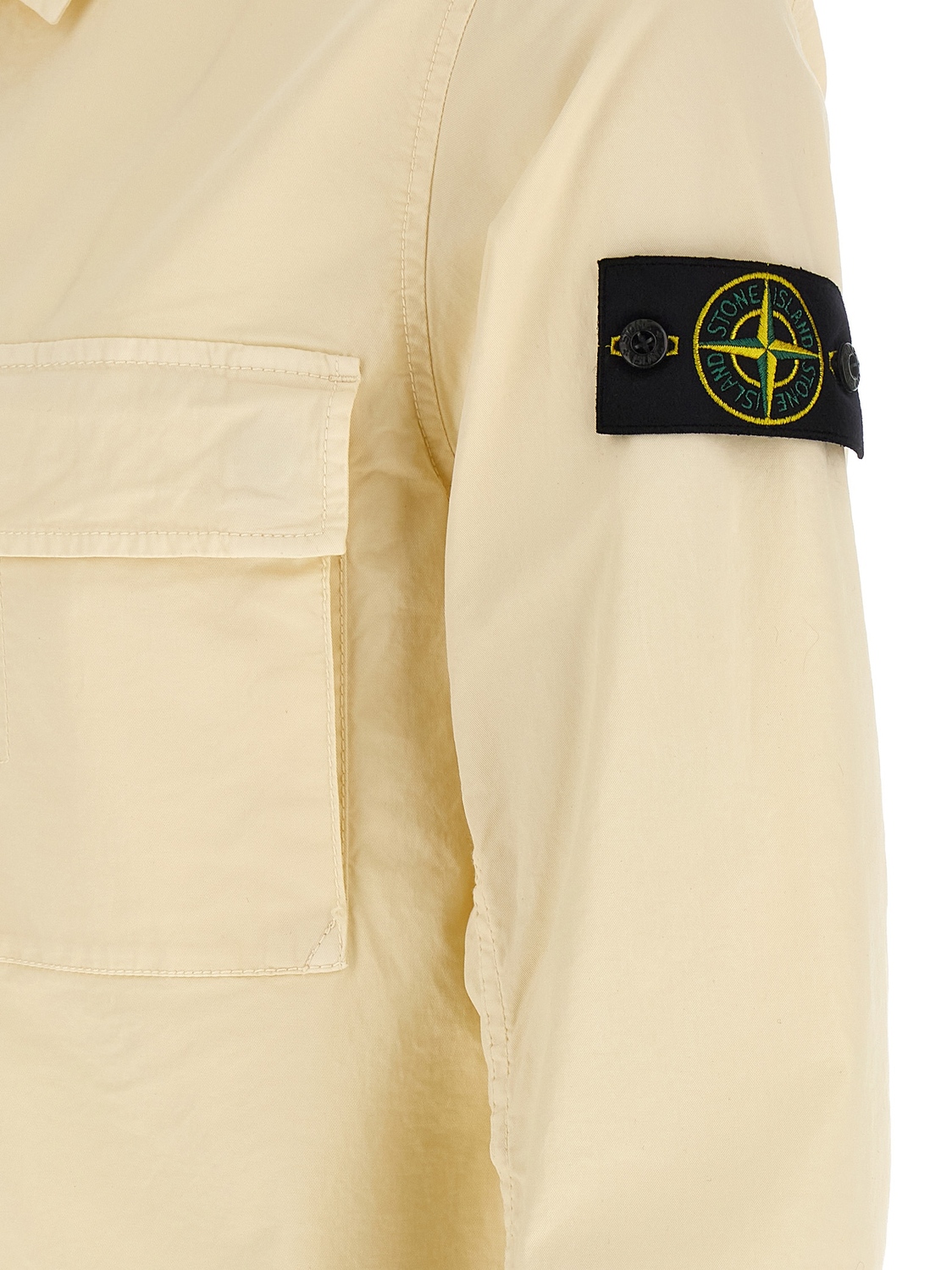 Рубашка-овершот '1200013' Stone Island, бежевый — фото 4