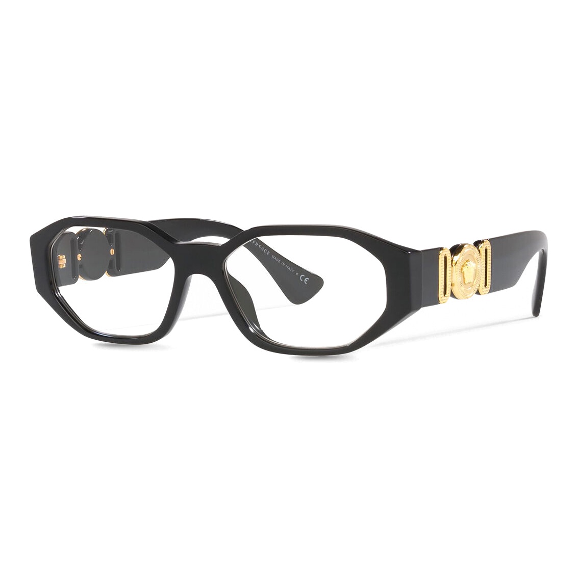 

VERSACE Очки с прямоугольной оправой, Black
