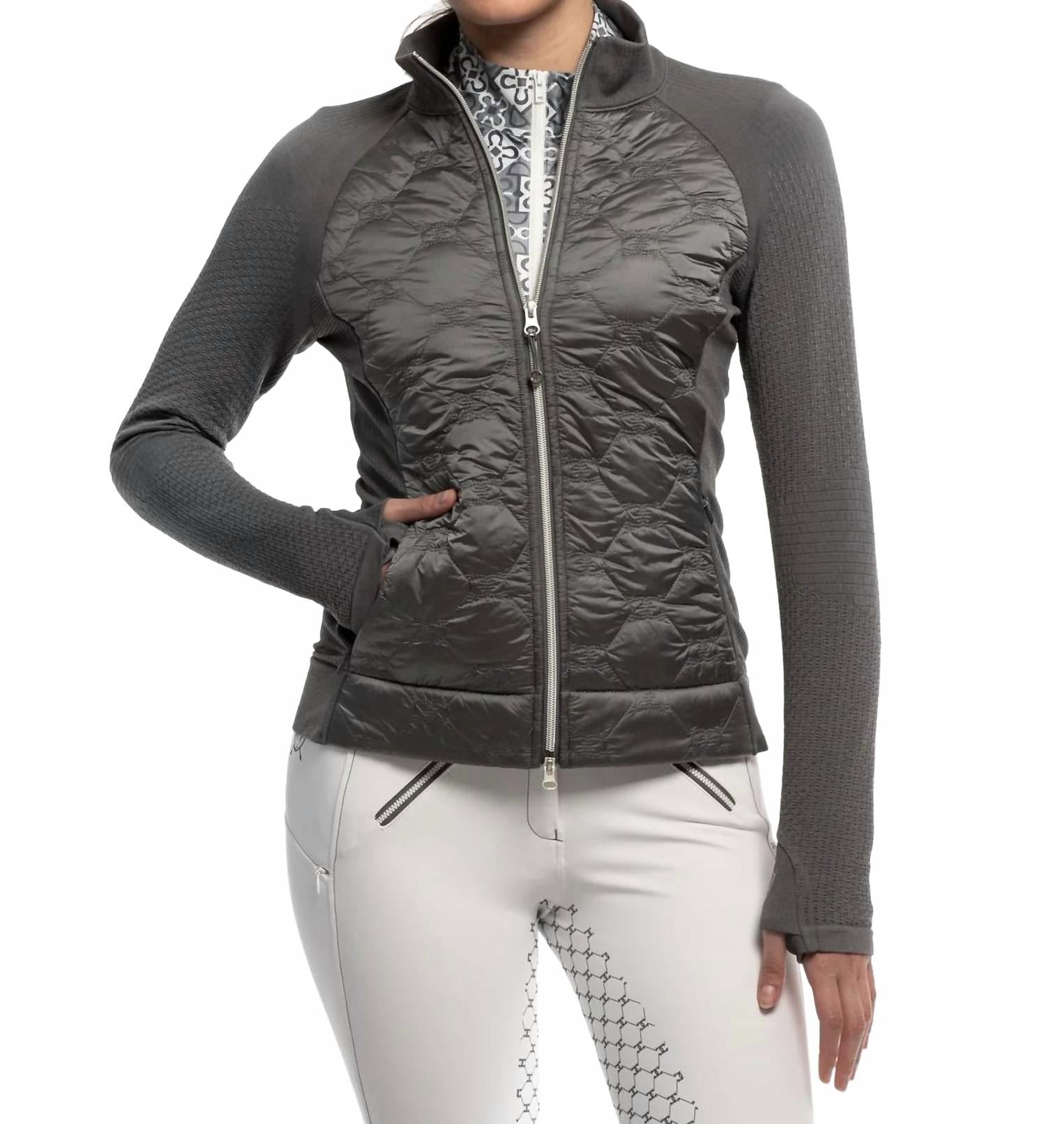 

Goode Rider Куртка «Счастливый» серебристого цвета