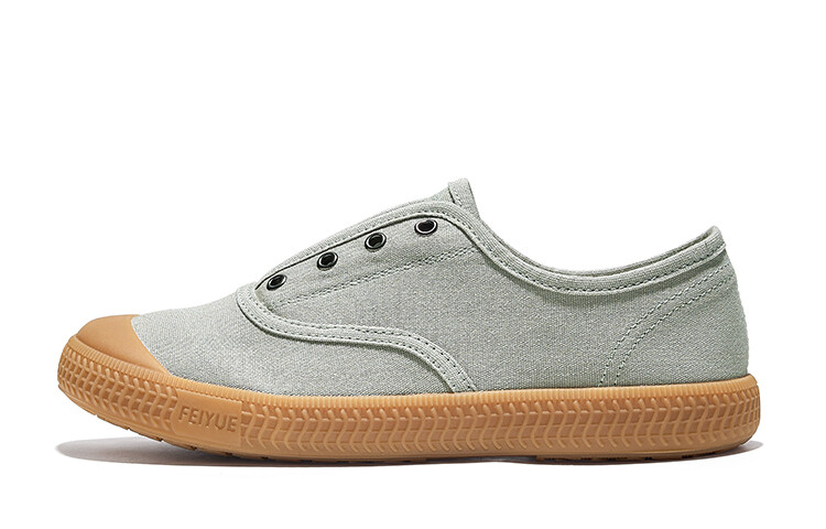 

Холщовые кеды женские с низким верхом Feiyue, коричневый