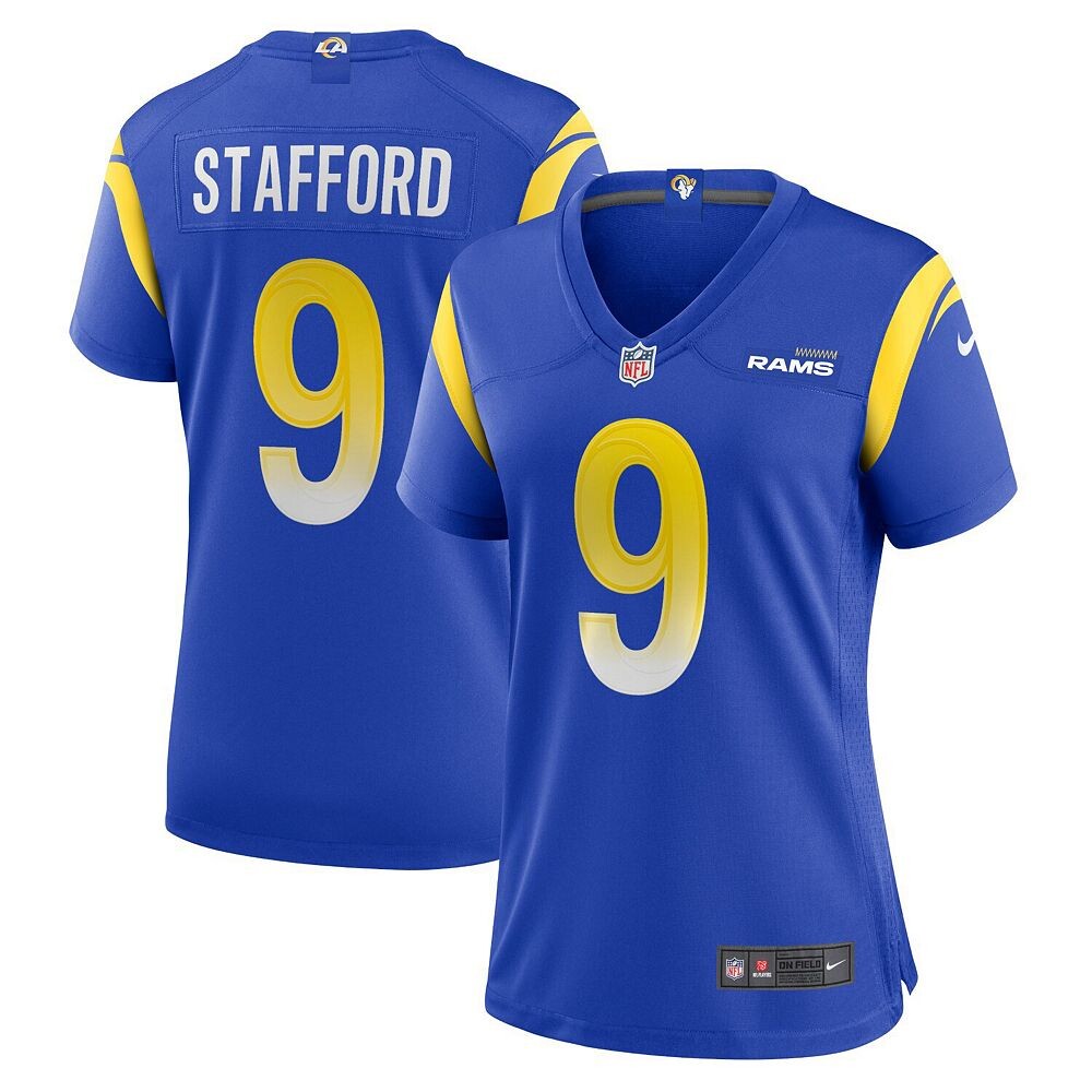 Женское джерси Nike Matthew Stafford Royal Los Angeles Rams Game, цвет Lar Blue — фото 2