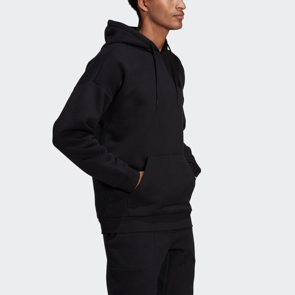 Толстовка adidas M Urban Whd Bst Athleisure Casual Sports Loose Fleece Lined Black, черный — фото 4
