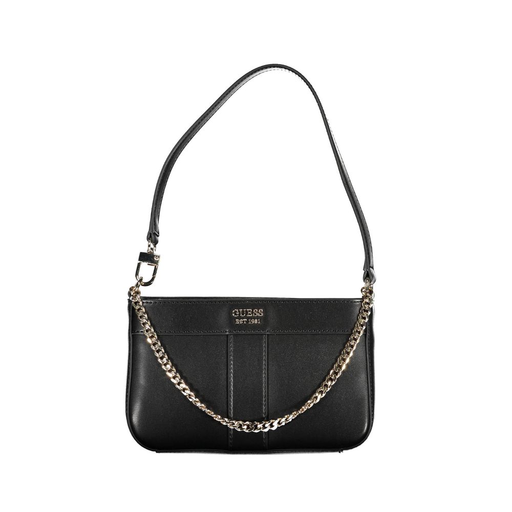 

Черная полиэтиленовая сумка Guess Shoes, черный