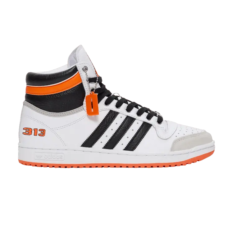 

Кроссовки adidas Top Ten High OG '313 Day 2025' Snipes Exclusive, белый