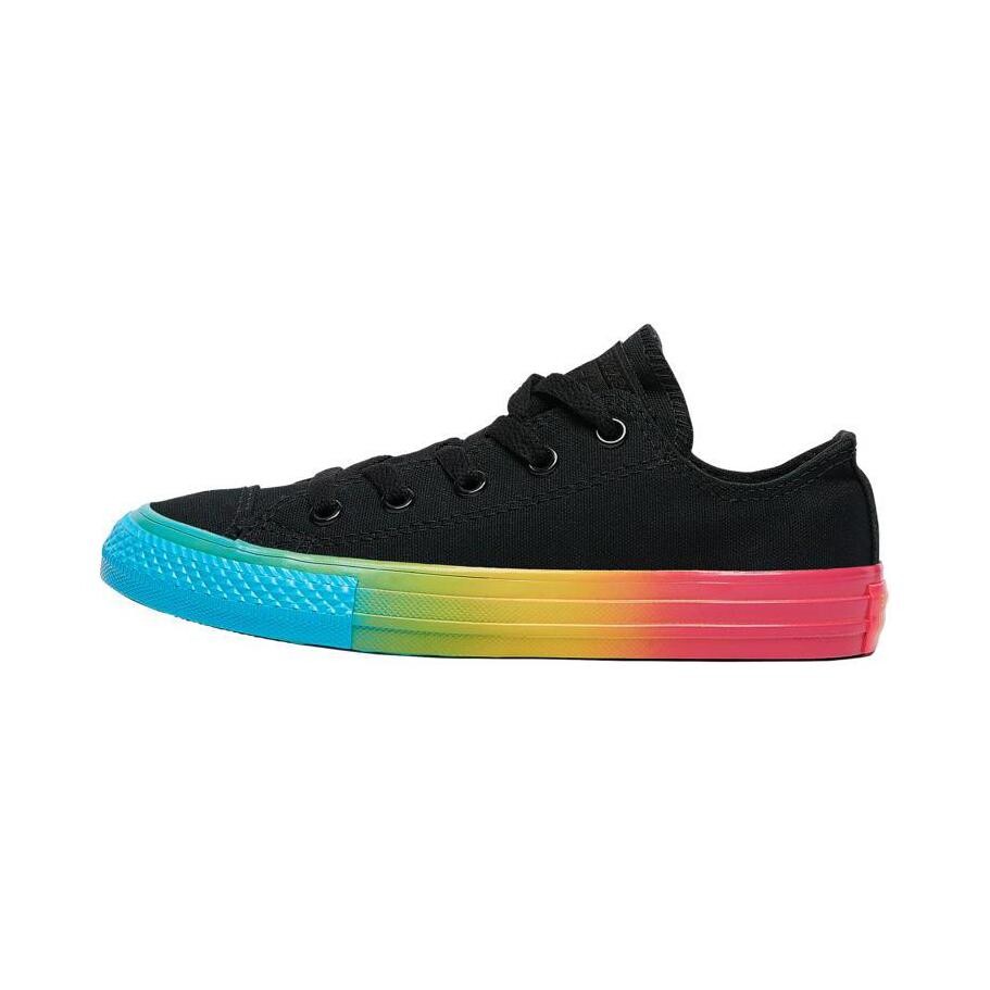 Детские парусиновые туфли All Star PS Converse, черный/синий/желтый/красный