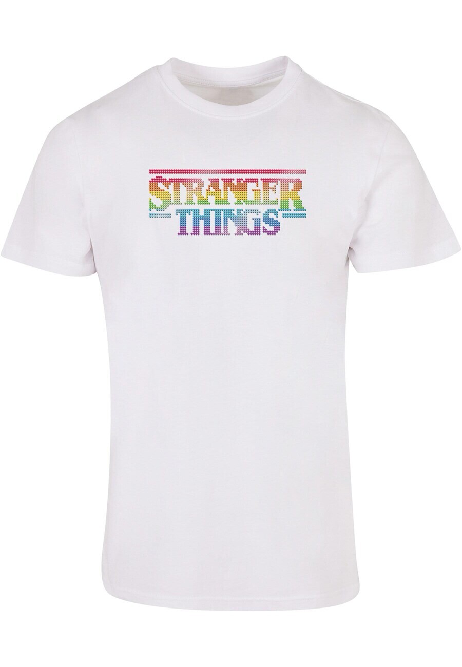 

Классическая футболка ABSOLUTE CULT Shirt Stranger Things - Rainbow, белый