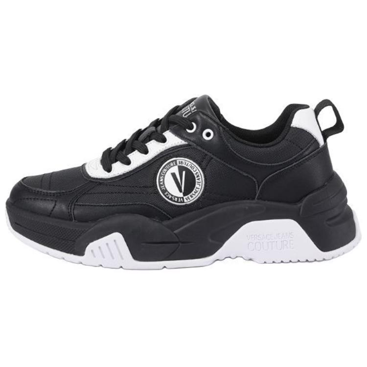 

VERSACE JEANS COUTURE Низкие повседневные туфли мужские черные