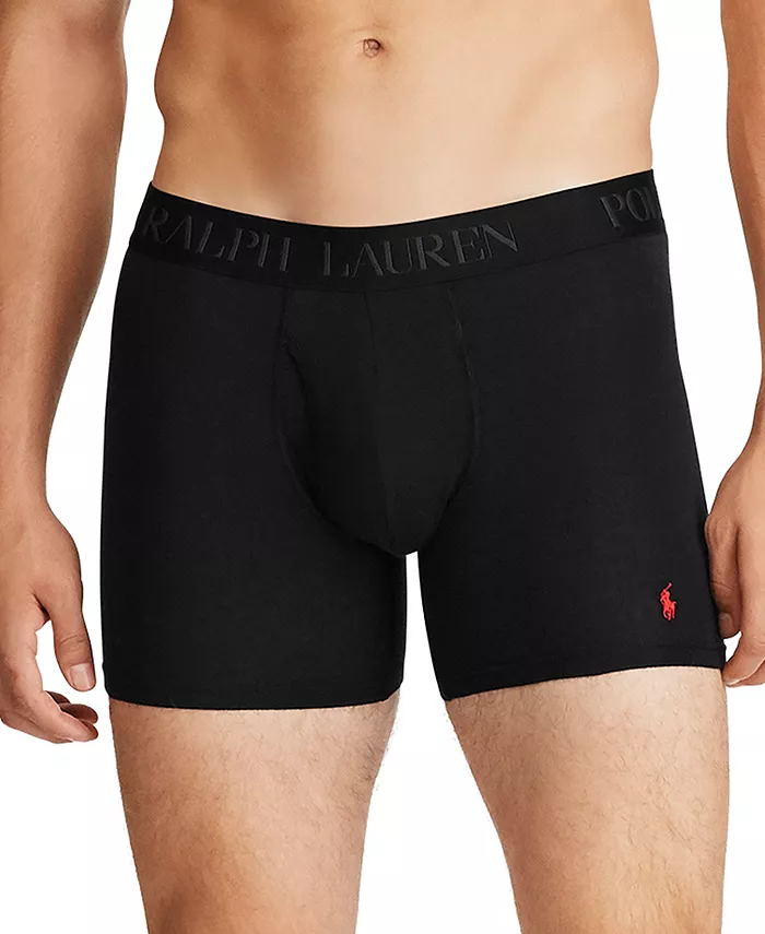 Мужские трусы-боксеры 3D Flex Modal, 3 штуки Polo Ralph Lauren, мультиколор — фото 4