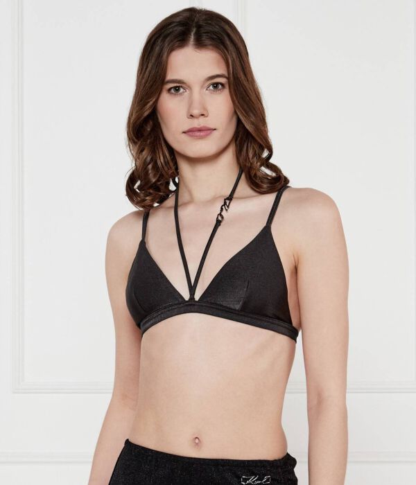 

Бикини-Топ DNA Shine Halter Karl Lagerfeld, коричневый