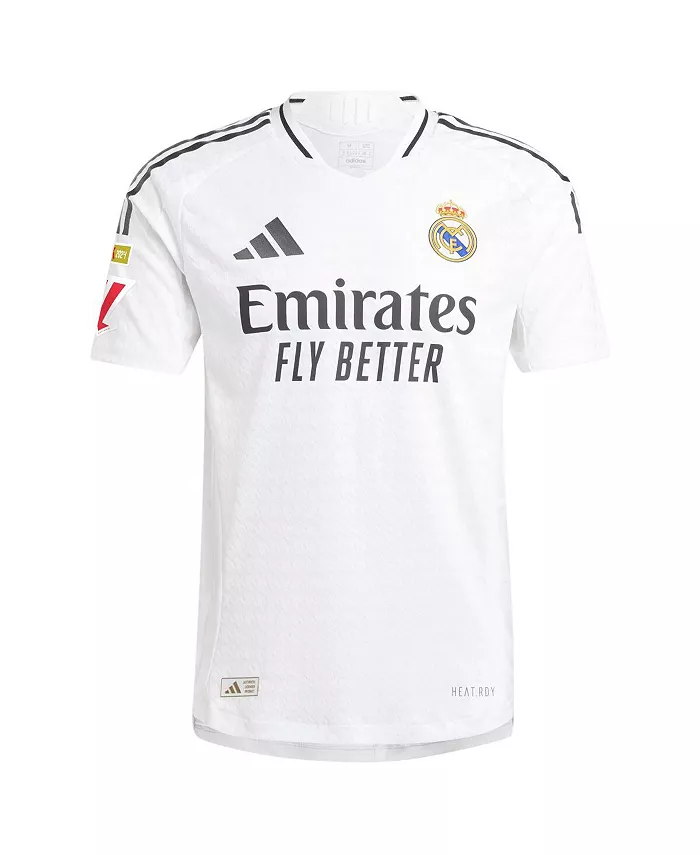 Мужская футболка Vini Jr. белая Real Madrid 2024/25 домашняя аутентичная игровая adidas — фото 2
