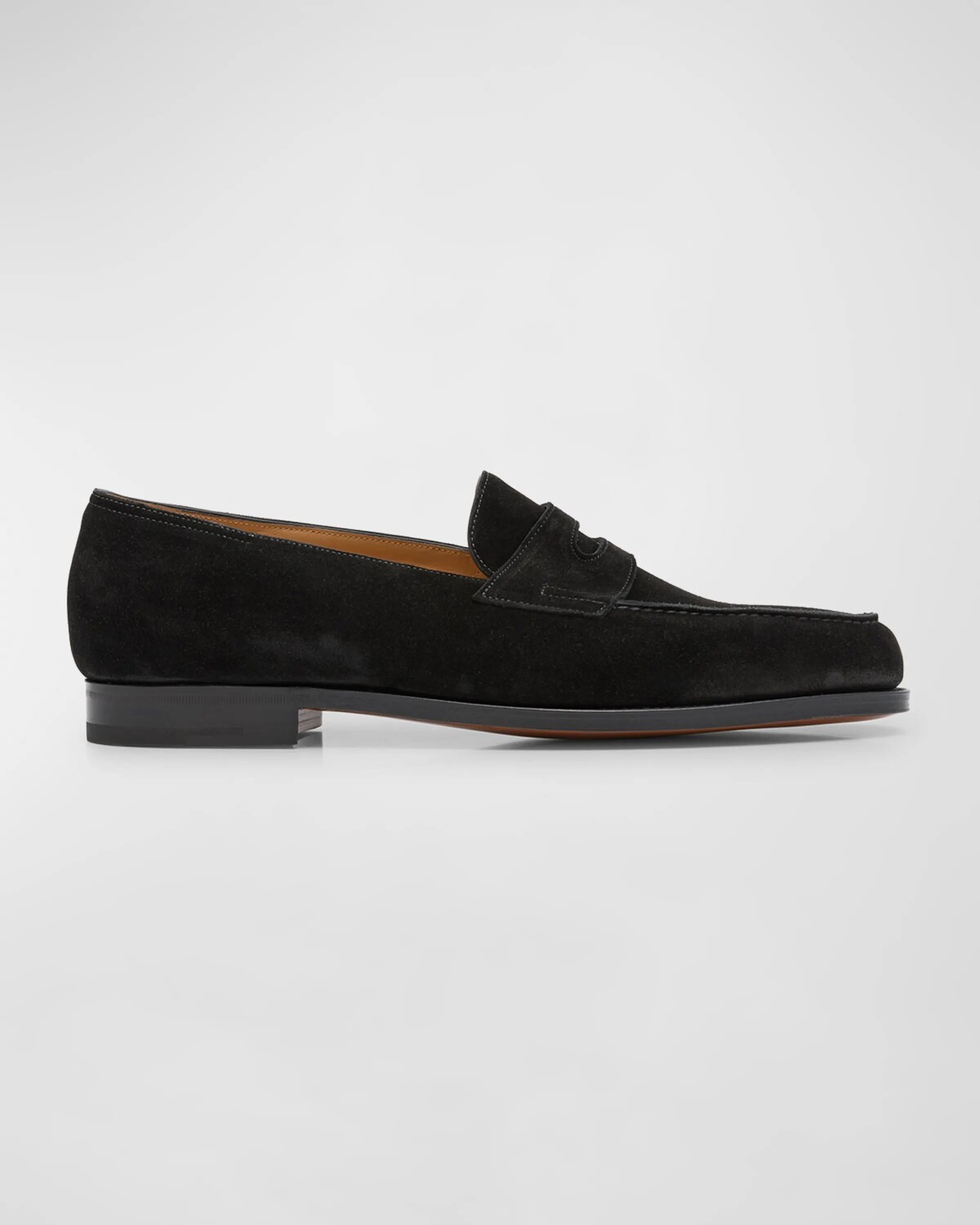 

Мужские замшевые лоферы Lopez Penny John Lobb, цвет Black
