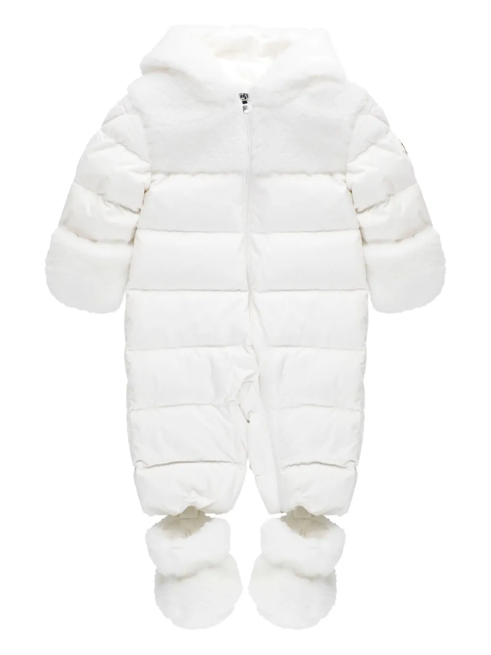 

Утепленный зимний комбинезон Osof Moncler Enfant, белый