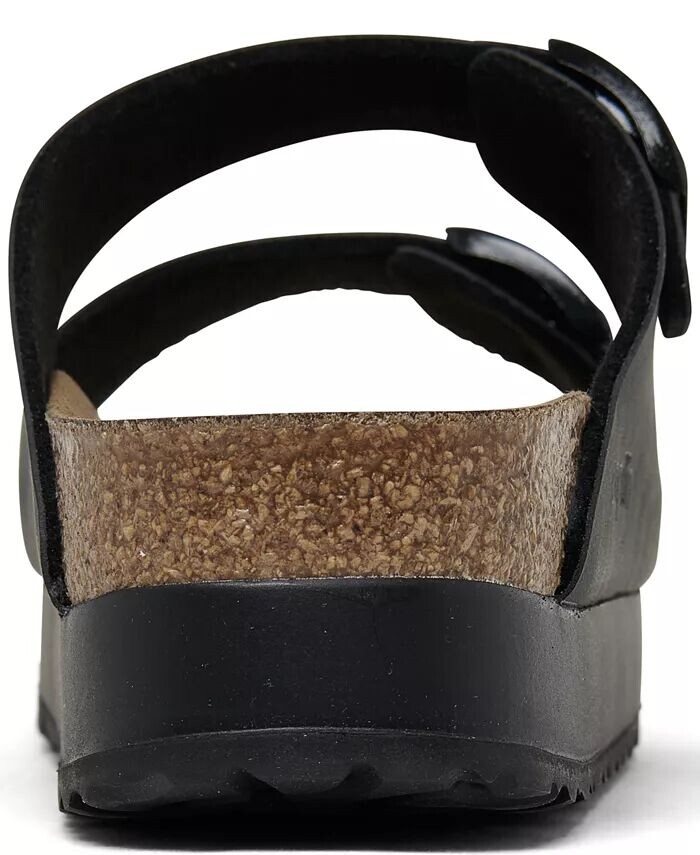 Женские сандалии на платформе Arizona Flex Birko-Flor от Finish Line Birkenstock, черный — фото 4