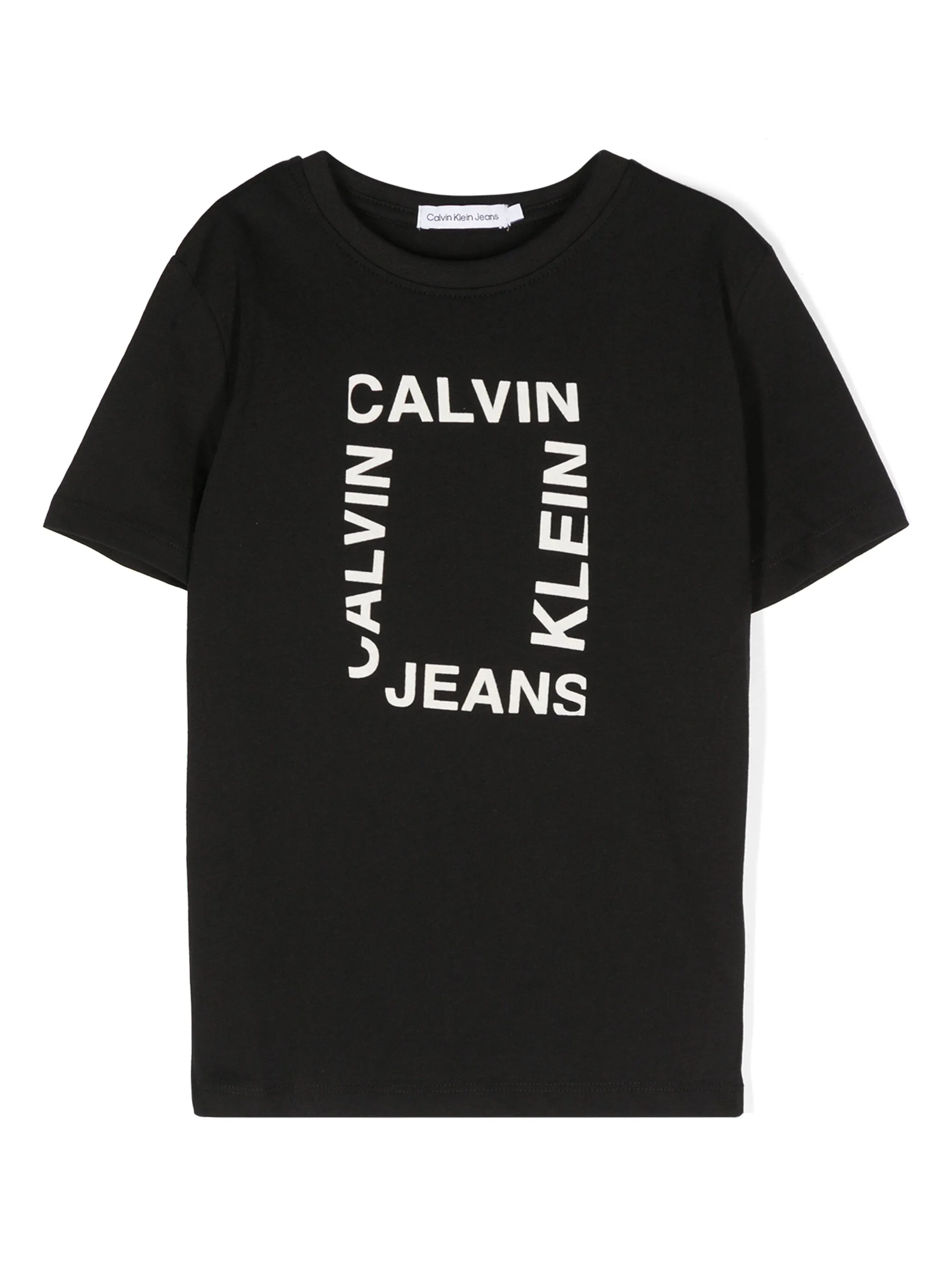 

Футболка с логотипом Calvin Klein Kids, черный