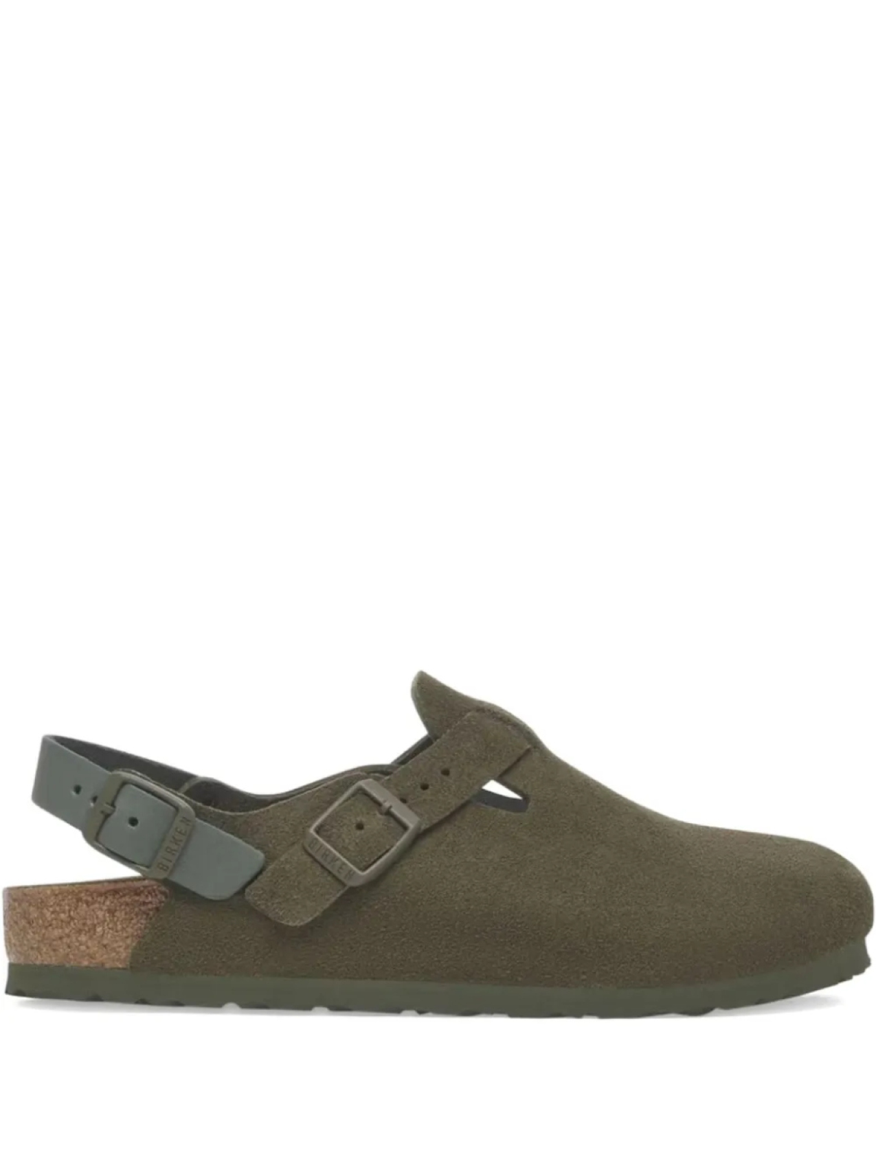 

Сабо Tokio с пряжкой и открытой спиной Birkenstock, зеленый