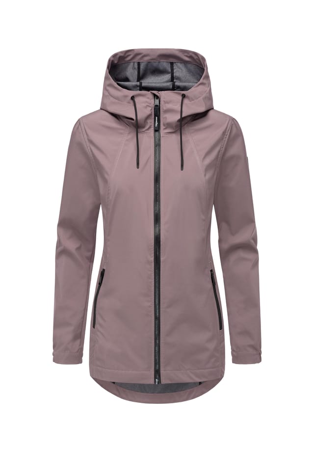 

Короткое пальто Zuzka Sport Ragwear, лиловый
