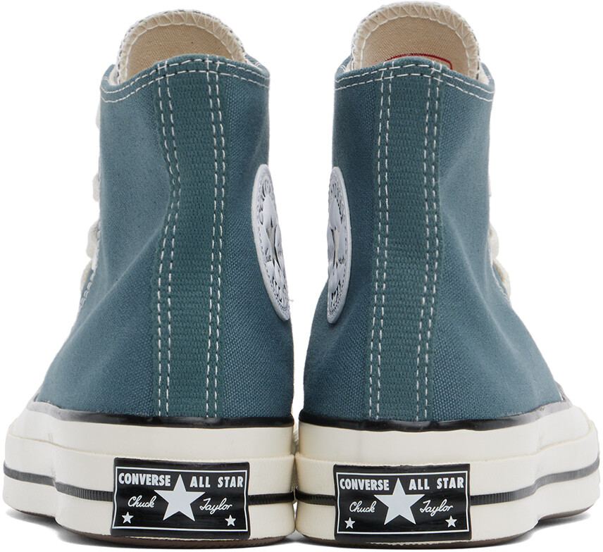 Синие высокие кеды Chuck 70 Converse, Newtral teal/Black/Egret — фото 2
