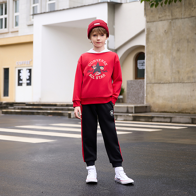 Детский спортивный комплект Casual Sportswear 2 Piece Set Converse, красный — фото 4