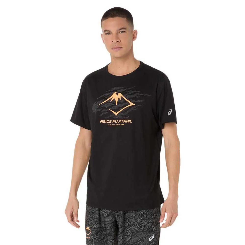

Футболка с коротким рукавом спортивная Asics Fujitrail Logo, черный
