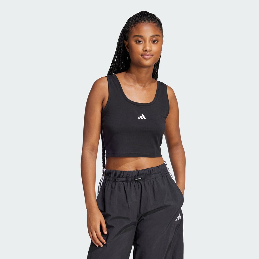 Спортивный топ ADIDAS SPORTSWEAR Essentials, Black — фото 2