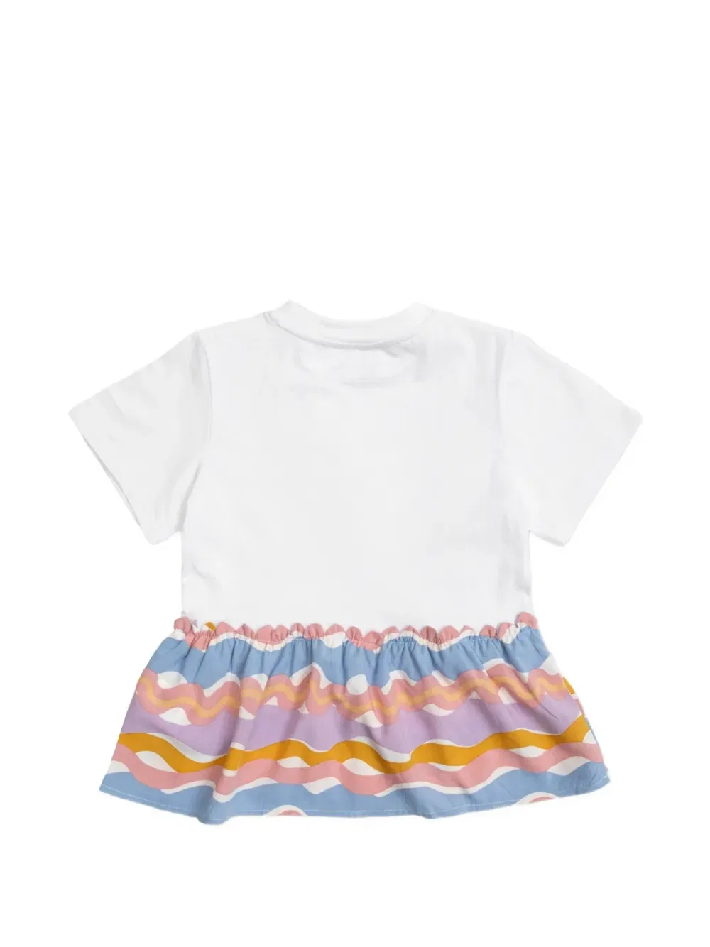 Футболка с узором Stella Mccartney Kids, белый — фото 2