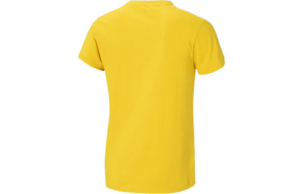 Футболка neo m frt tee casual sports round neck short sleeve yellow Adidas, желтый — фото 2