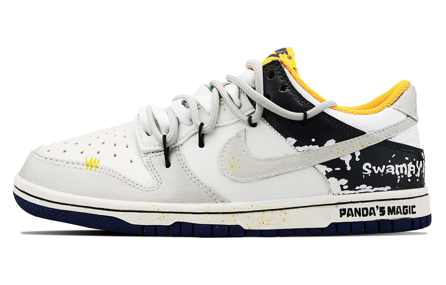 

Кроссовки Nike Dunk Skateboarding Shoes Women's Low-top Blue/Black, черный