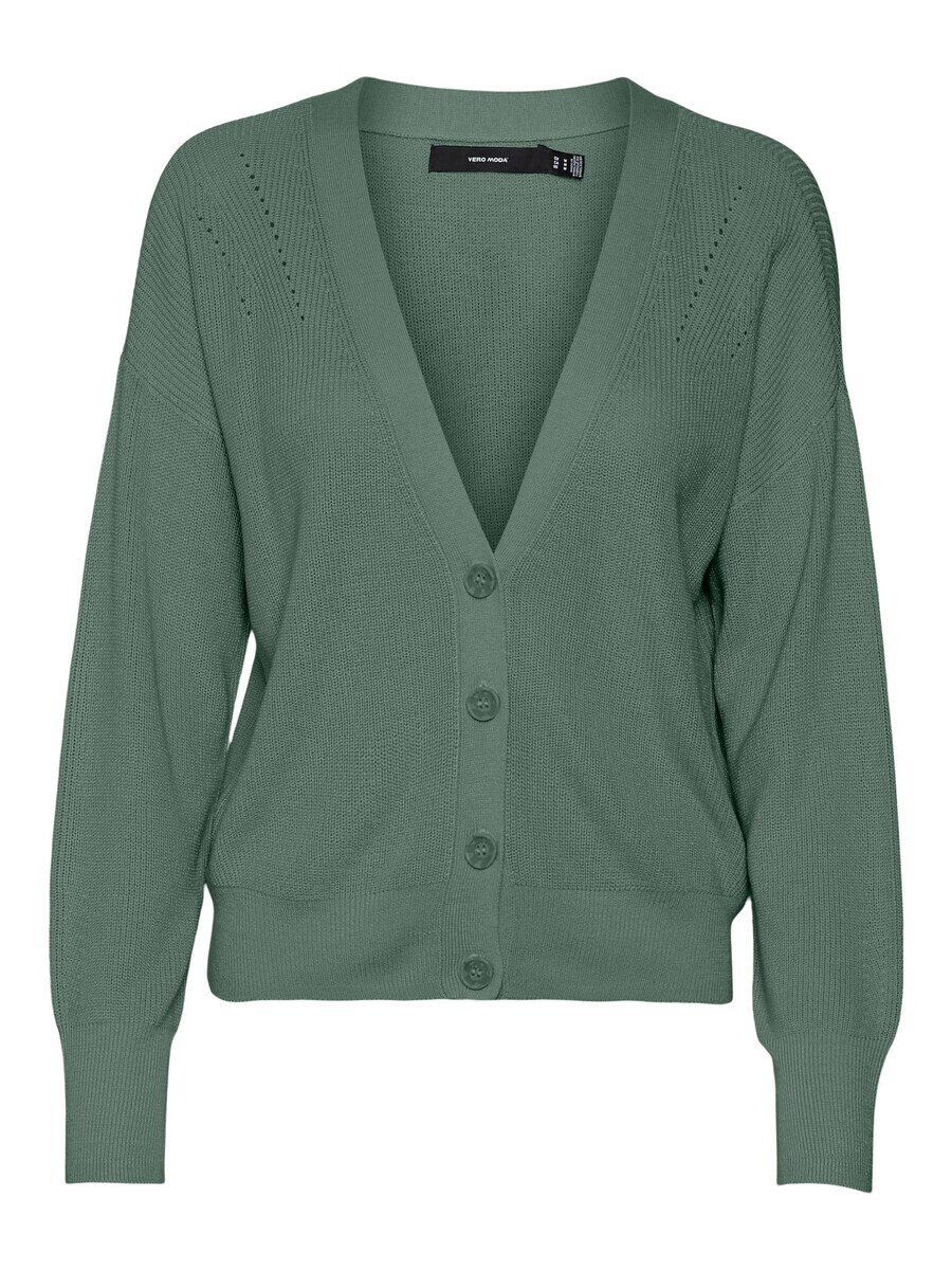 

Вязаный кардиган Vero Moda NEW LEXSUN, темно-зеленый