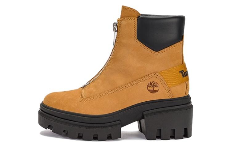 Ботинки женские Timberland Everleigh с молнией, коричневый