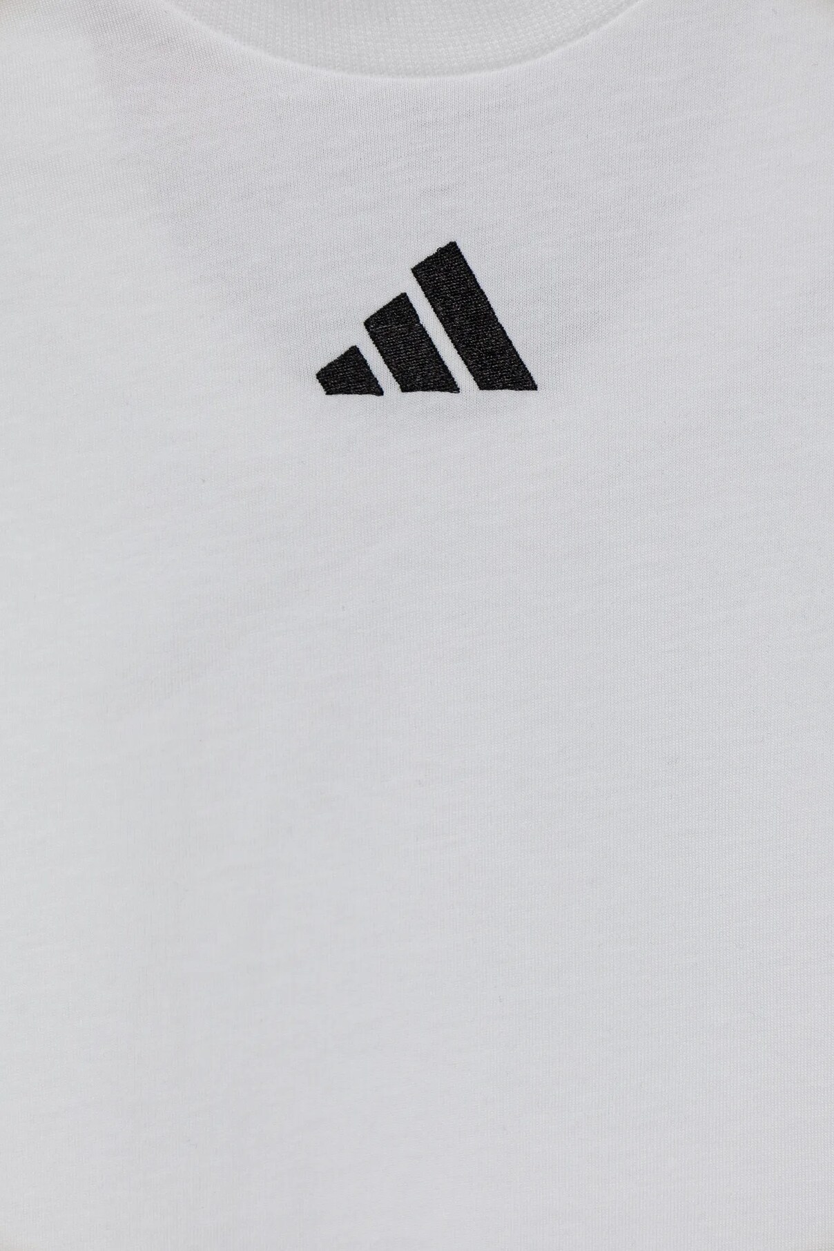 Футболка детская хлопковая Adidas, белый — фото 4
