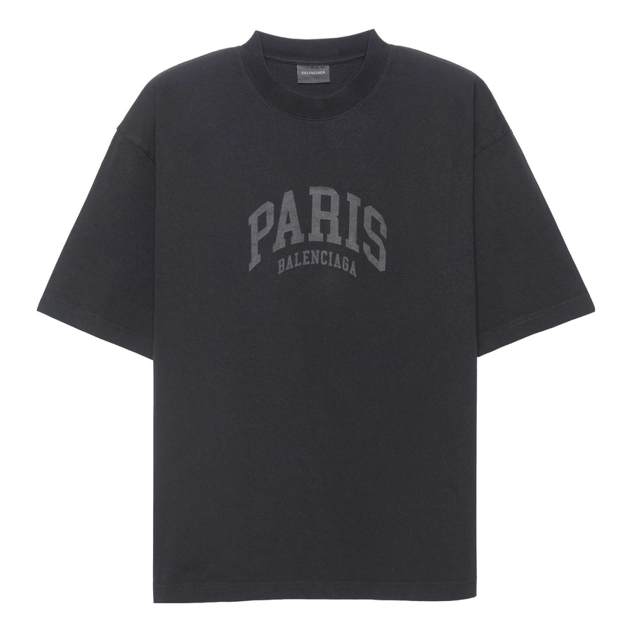 

Футболка Balenciaga Cities Paris T-Shirt Medium Fit 'Nero', черный